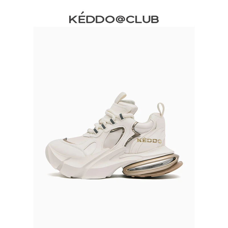 【赵昭仪&张颜齐同款】KEDDO麒麟四代情侣款厚底老爹鞋男女款休闲鞋