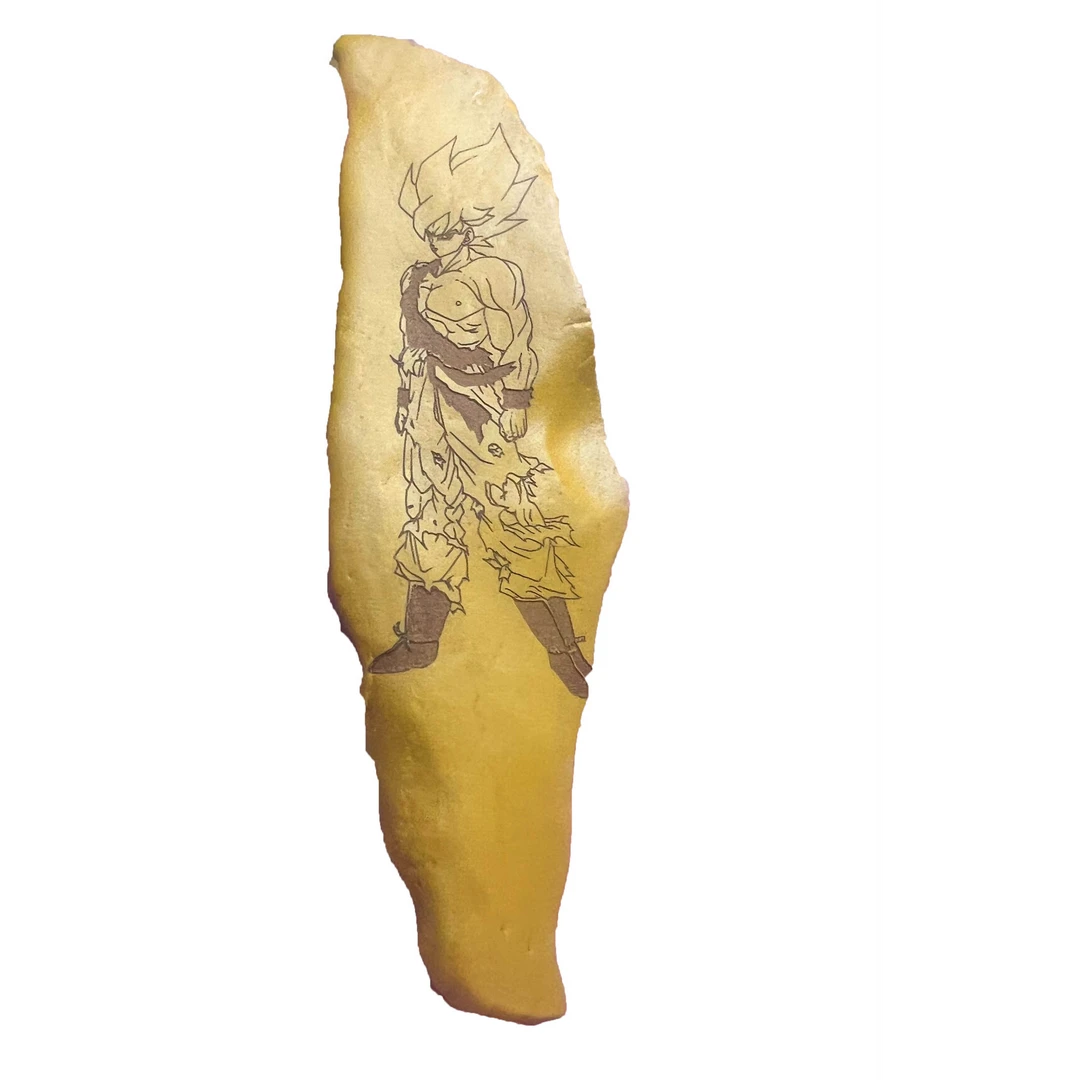 动漫龙珠石刻cm吊坠手把件超一孙悟空超级赛亚人手办周边文玩卡牌