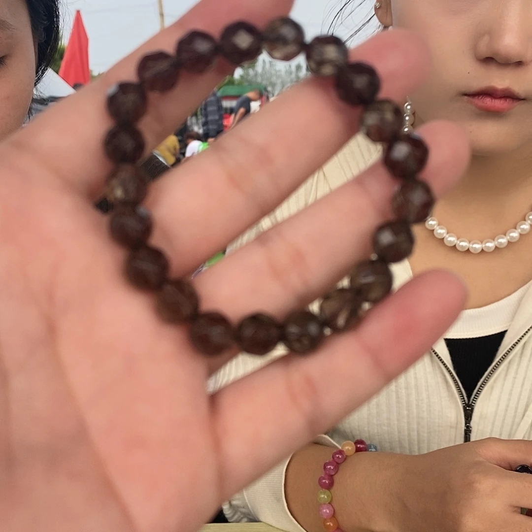 水晶手链未镶嵌茶晶diy