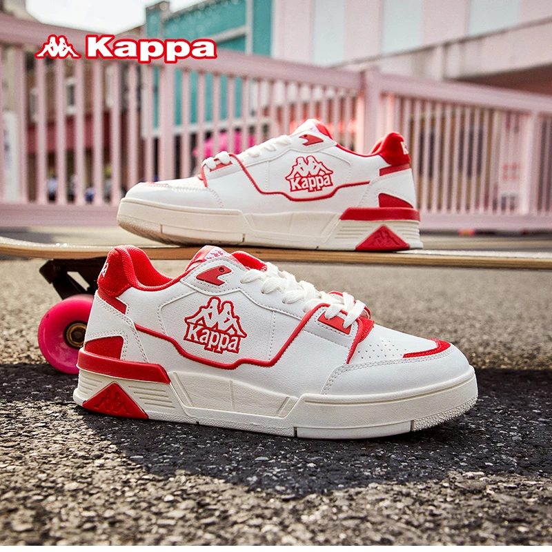 【清仓款式】卡帕kappa秋季板鞋情侣防滑耐磨休闲运动鞋K0CY5CC08D