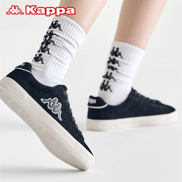 【清仓款式】kappa情侣板鞋秋季经典复古百搭休闲帆布鞋K0DU5CC24CJ