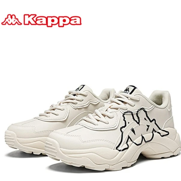 Kappa卡帕秋季复古老爹鞋运动休闲男女百搭小白鞋防滑K0BZ5MM65D