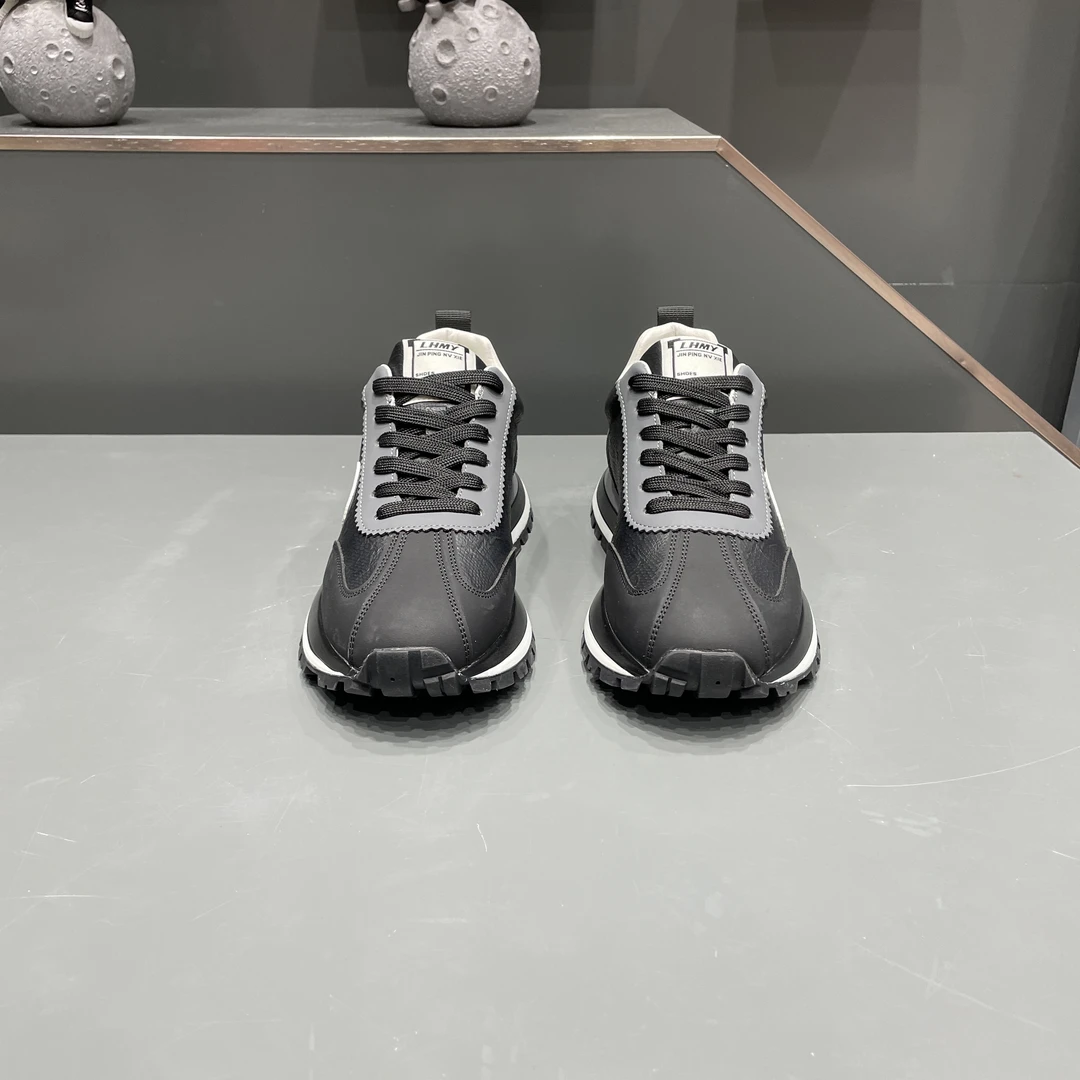 潮流时尚百搭舒适低帮厚底增高流行男鞋2024秋季新款休闲户外