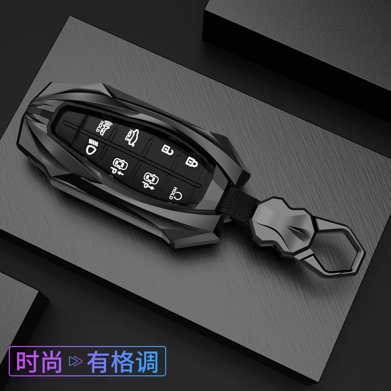 【72号】Genesis捷尼赛思钥匙套GV70 80 90劳恩斯捷恩斯车包壳扣