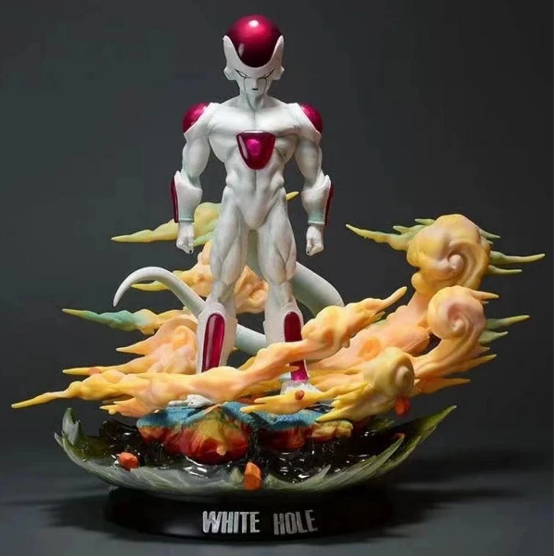 七龙珠 第四形态 白洞弗利萨 双头雕 带底座 手办摆件