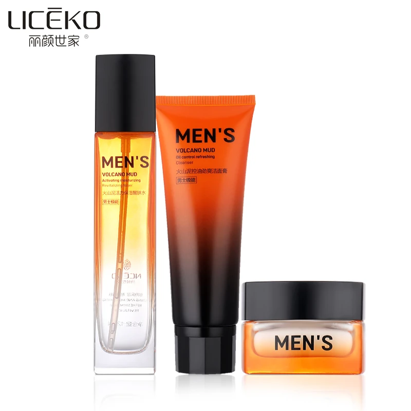 丽颜世家火山泥睿能醒肤爽肤劲能控油修护套盒活力补水