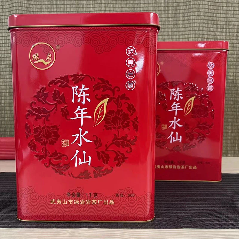 绿岩陈年水仙506中足火浓香型实惠口粮茶乌龙茶岩茶茶叶1000克/罐