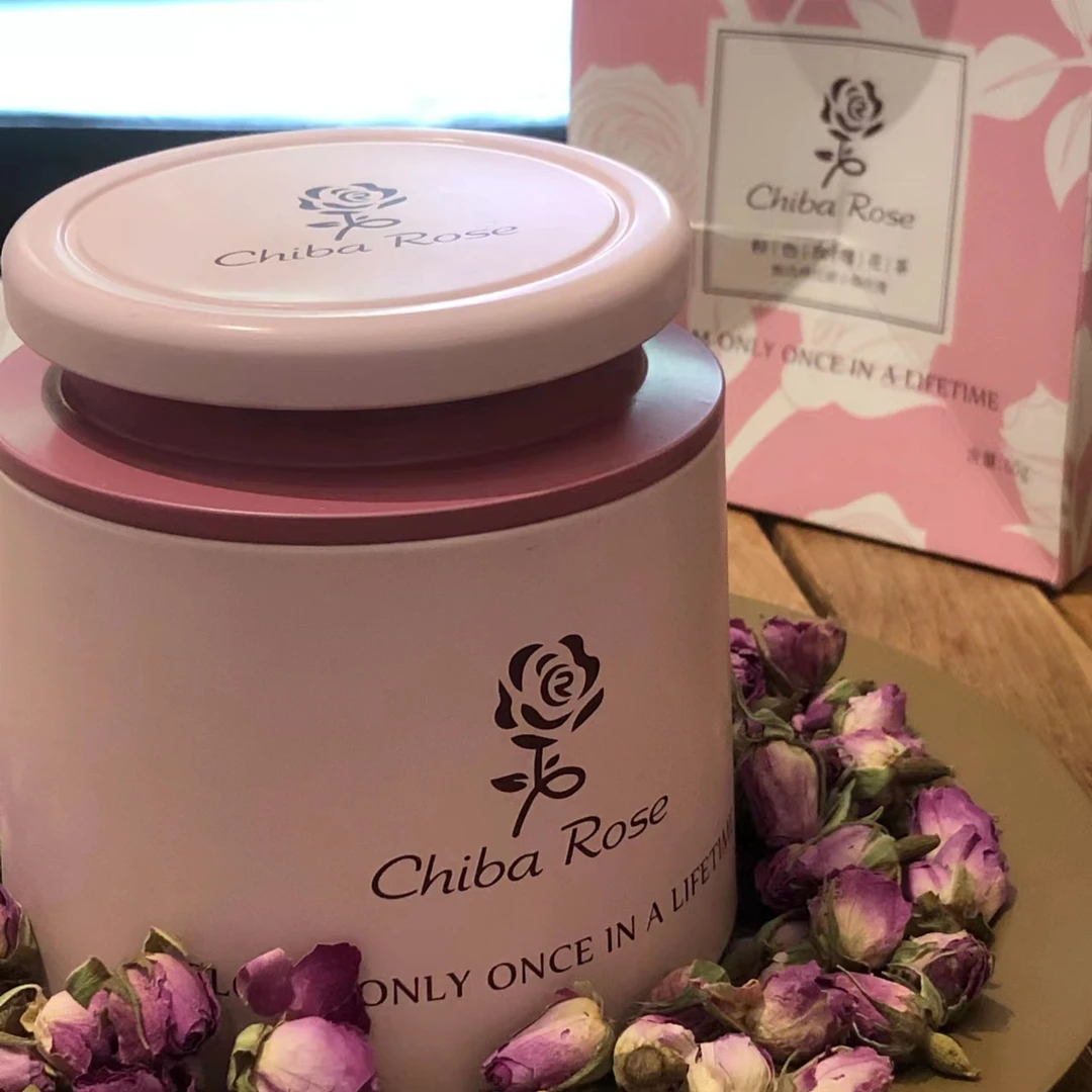 盛风雅chibarose罐装40g重瓣粉色玫瑰花茶清香茶叶
