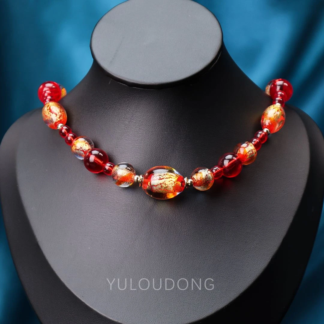 合金项链 XL33【鸿运当头】琉璃项链原创设计