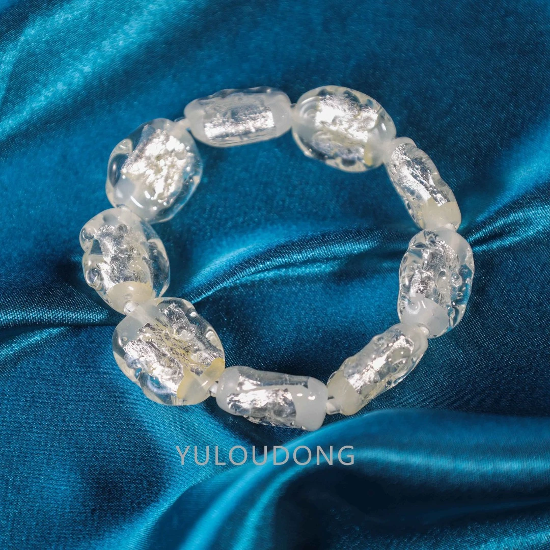 合金手链 CZ620 巴洛克形状满串琉璃手串