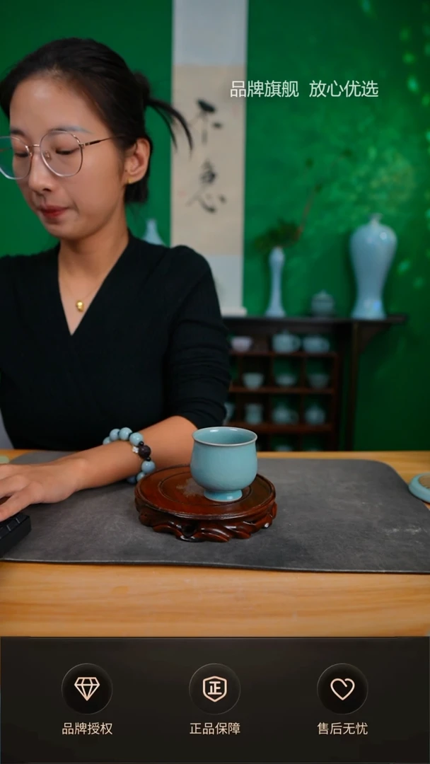 【闪购商品】新品仿古高足杯不完美