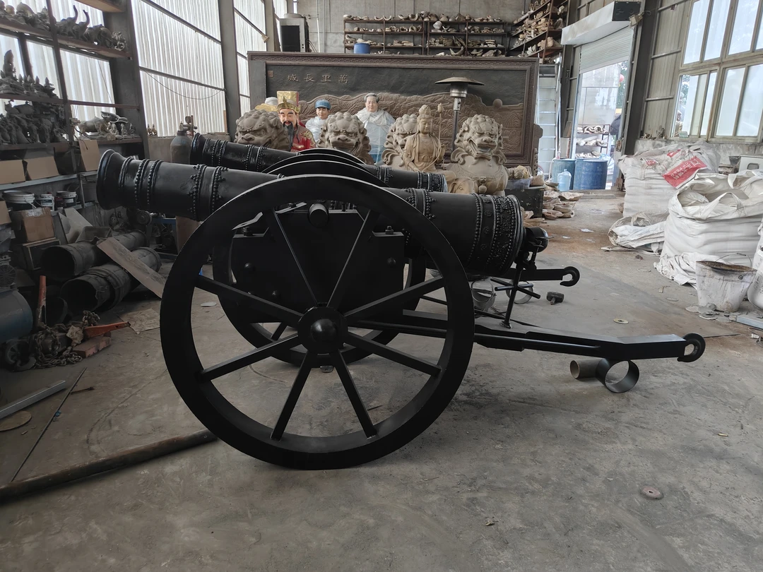 铸铁大炮，红衣大炮，可定做铸铜，铸钢，铸铝，铸不锈钢各种材质