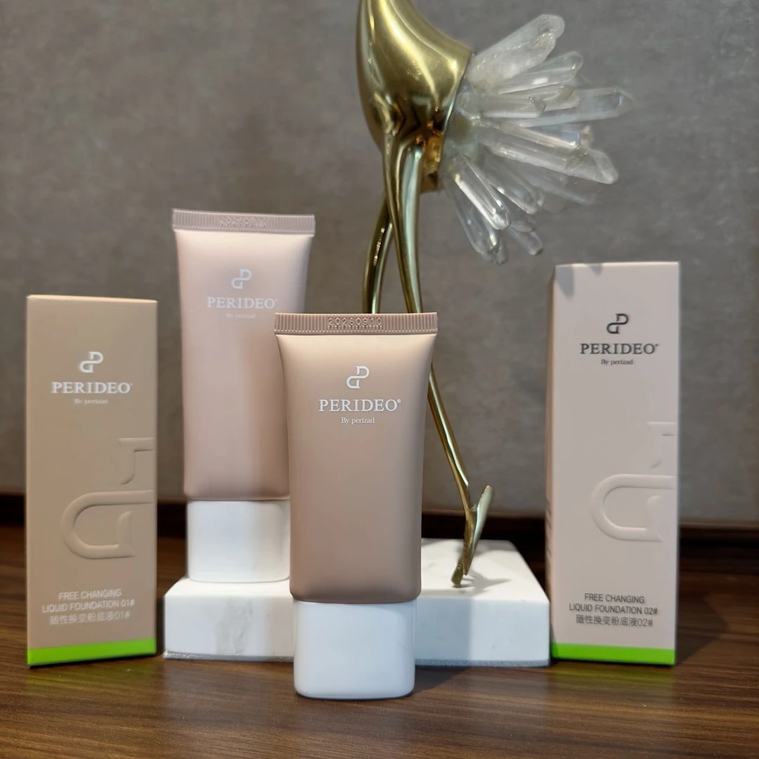 PERIDEO控油保湿紧致水感水润随性换变粉底液01换变粉底液02