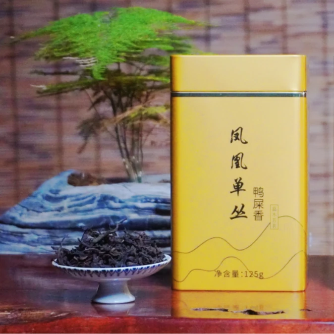 凤凰单丛鸭屎香潮州单从工夫鲜爽茶清香甘甜口味罐装茶叶