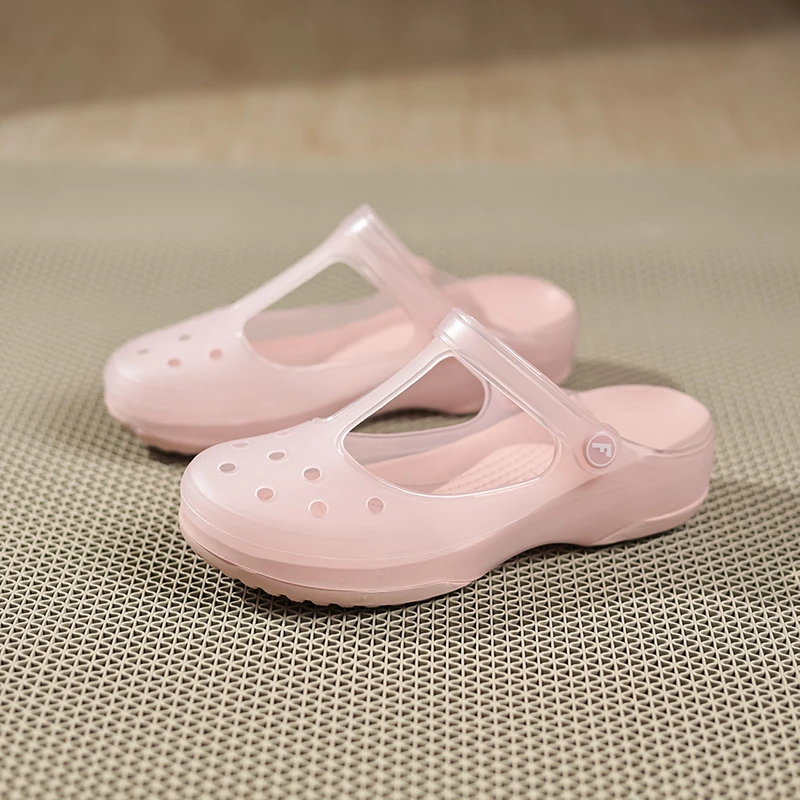 新款凉拖洞洞鞋正版洞洞鞋防臭爆款外出潮流流行孕妇护士大码透气