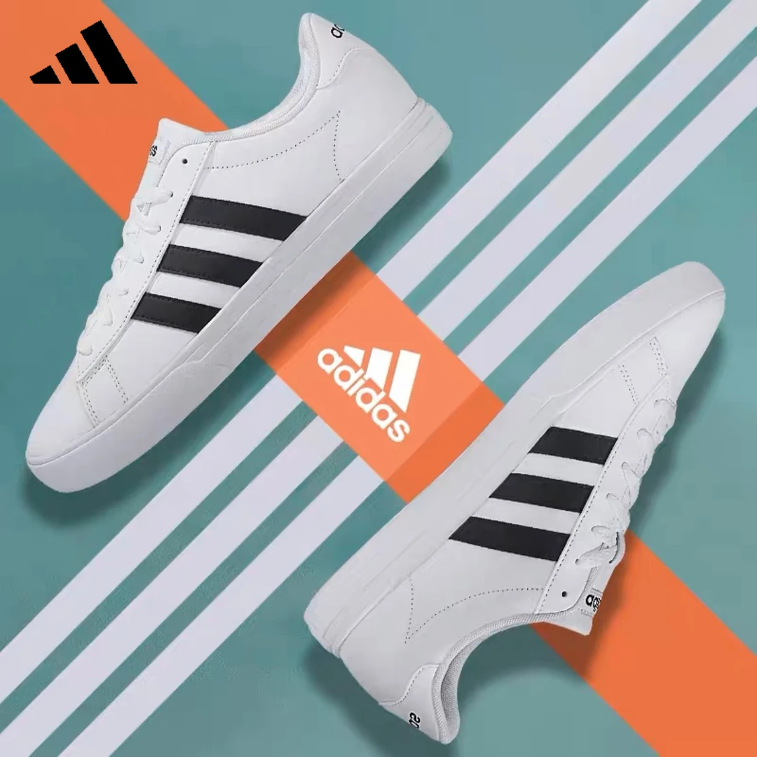 adidas/阿迪达斯男士板鞋休闲鞋夏季新款皮面运动小白鞋DB0160
