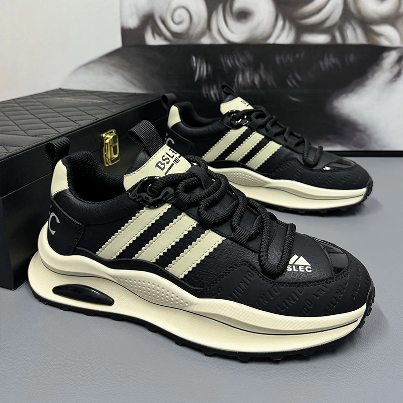 大码男鞋45轻便舒适休闲运动阿甘鞋46特大码宽脚潮鞋2024秋冬新款