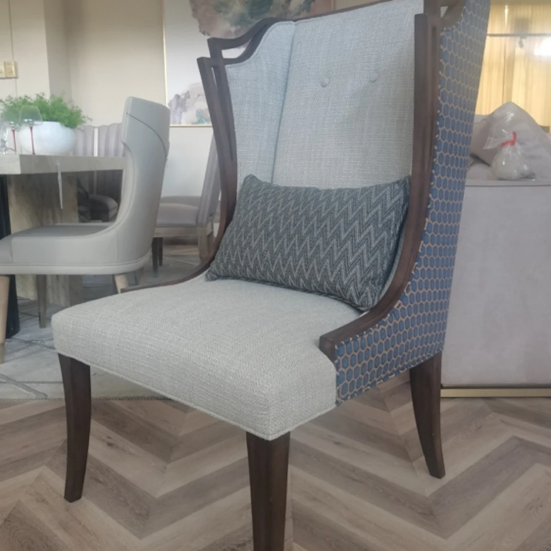 【皇家壹号】FD意式轻奢简约北欧极简实木书椅餐椅1901-DC2