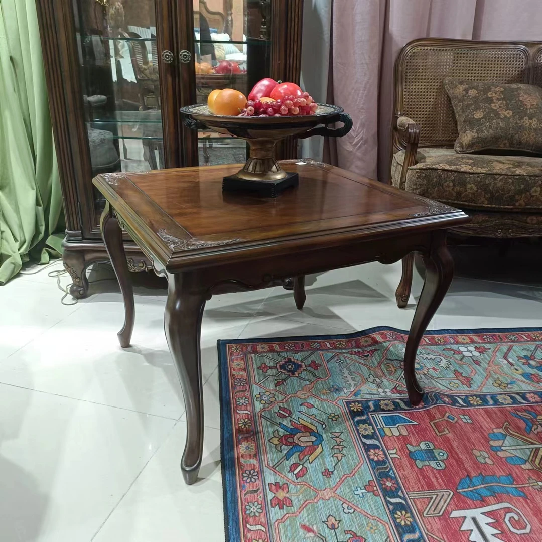 【皇家壹号】蝶恋花美式复古古典欧式茶几jdw