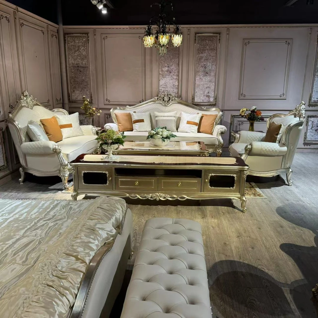 【皇家壹号】法式轻奢古典沙发组合客厅成套沙发奢华别墅沙发ty