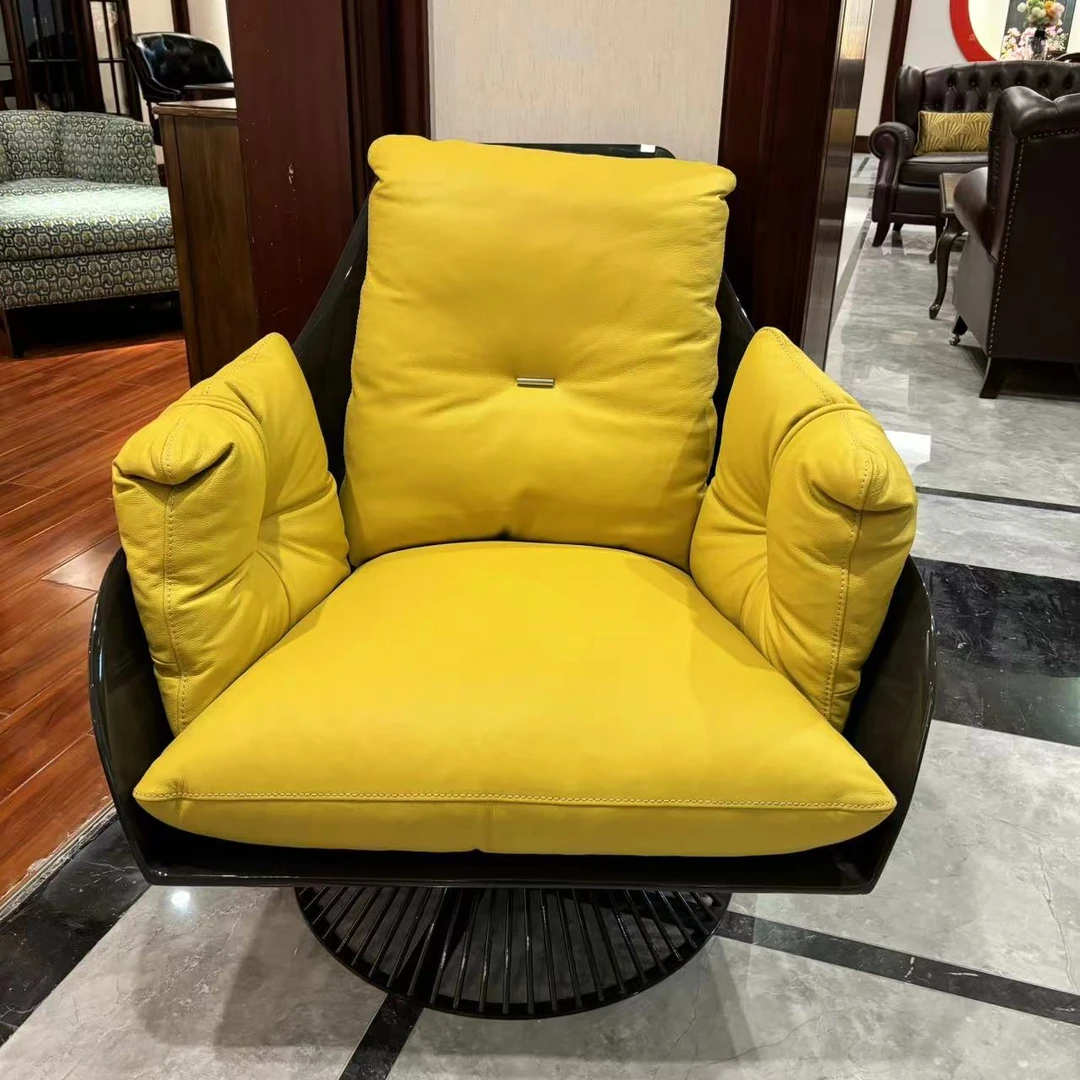 【皇家壹号】FD轻奢高端客厅卧室休闲椅单人沙发jdw82*81*87