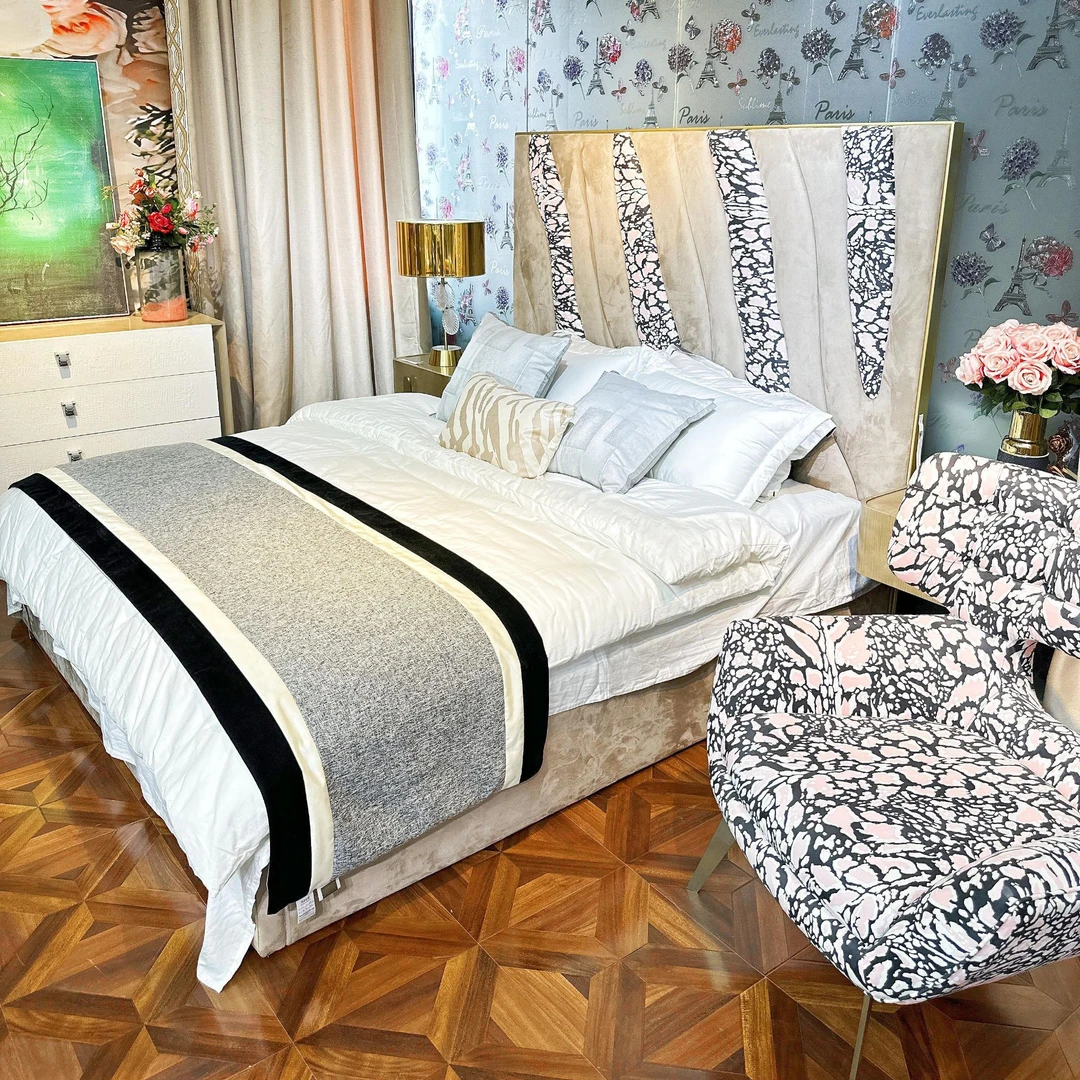 【皇家壹号】卡瓦尼意式轻奢家用双人床2001-KBD2 JDW197*214*162