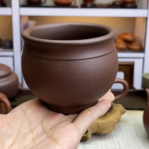 紫砂茶壶宜兴老紫泥160cc