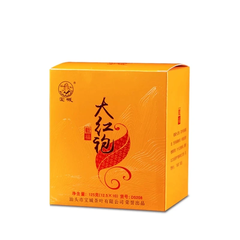 宝城125克载福大红袍盒装