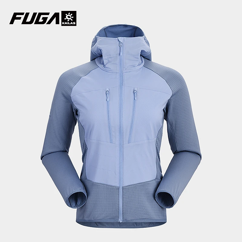 KAILAS凯乐石户外运动女款AR运动保暖抓绒连帽外套秋冬KG2430206