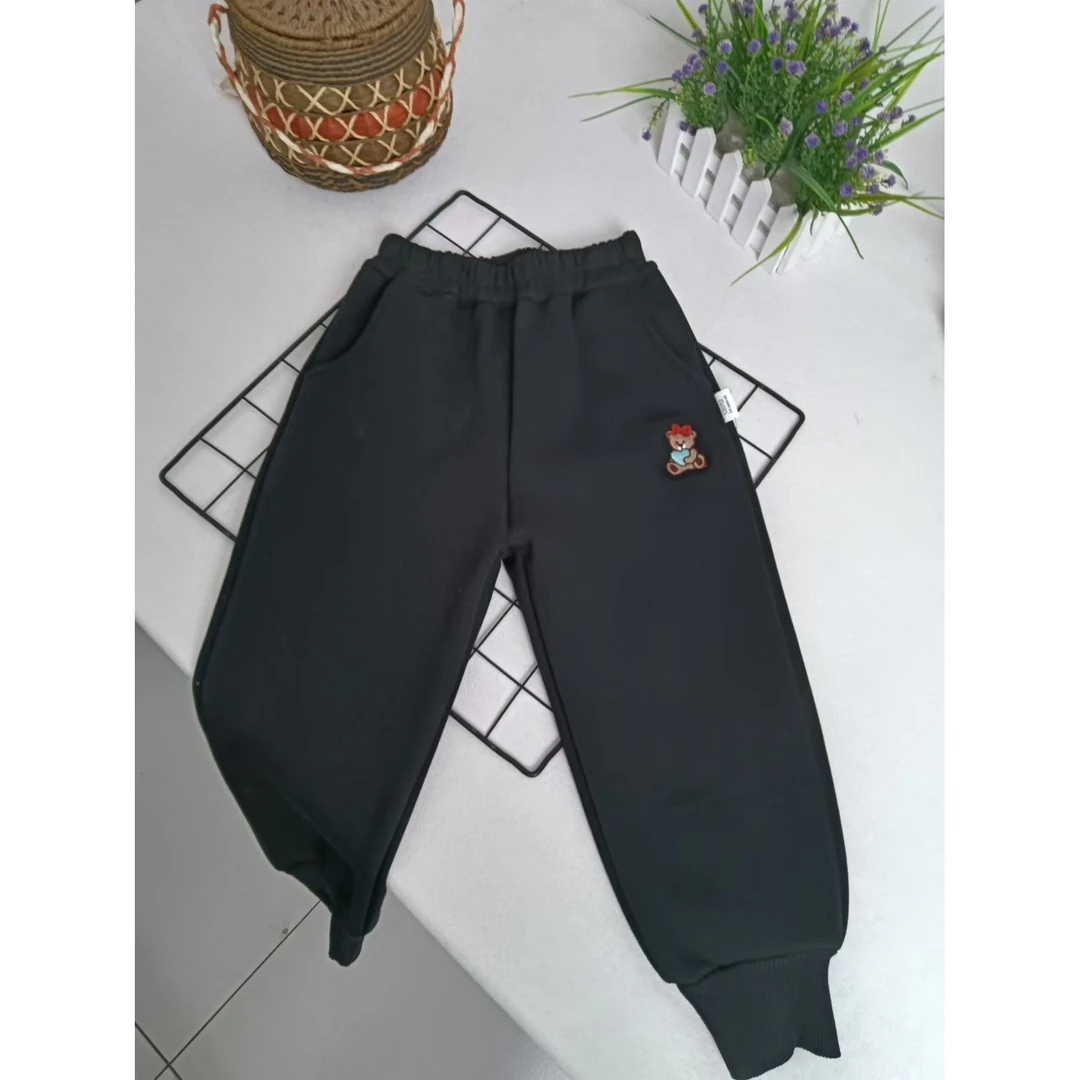 A603A卡通小熊加绒裤子