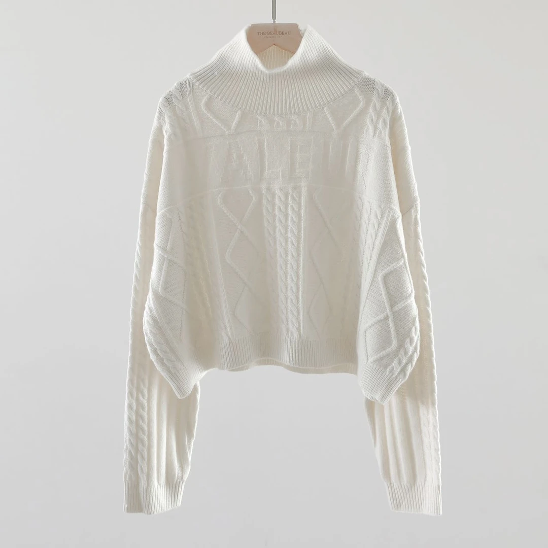 （布布款）汉南洞精致半高领短款毛衣TBB1365