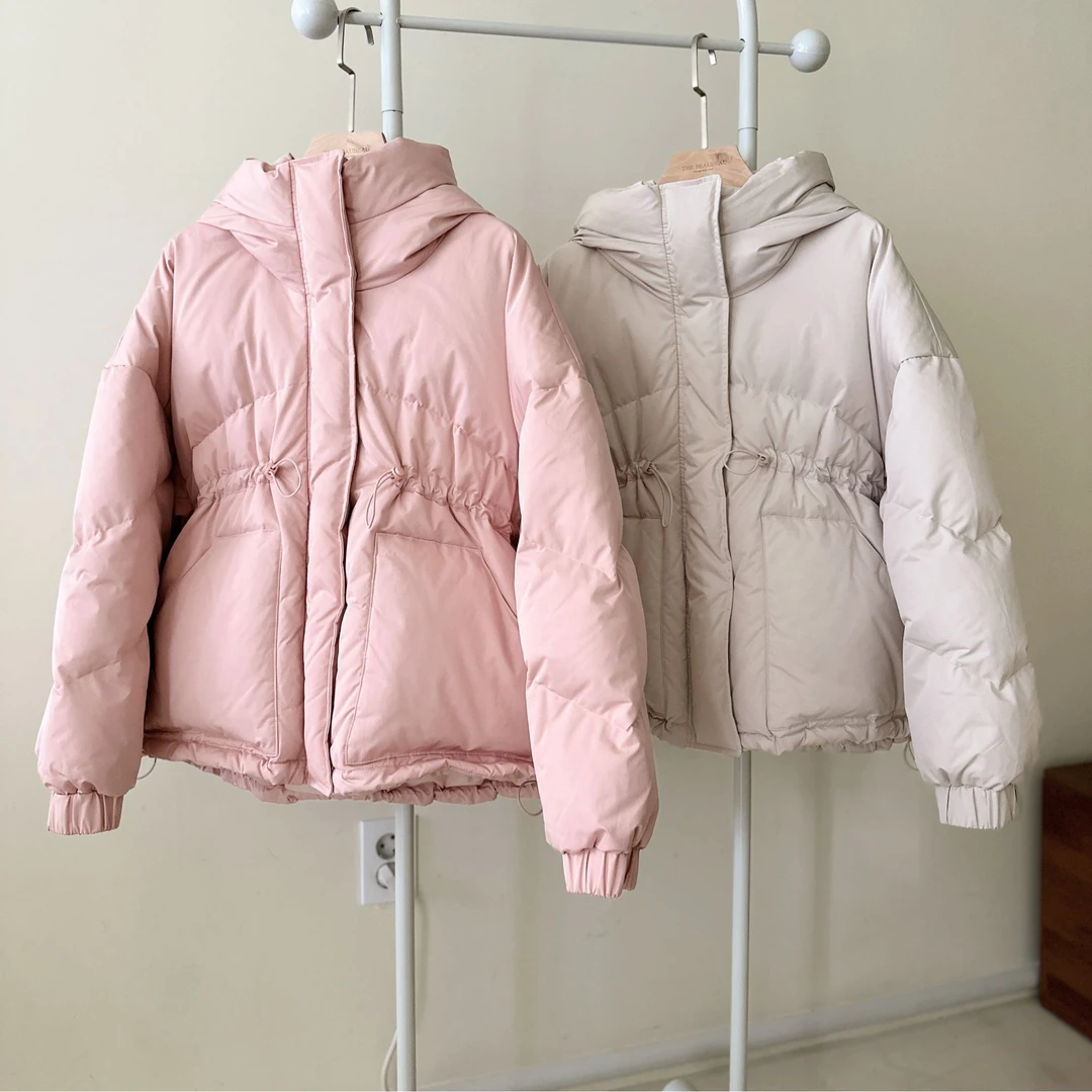 （布布款）鹅鹅连帽大口袋羽绒服TBB1310