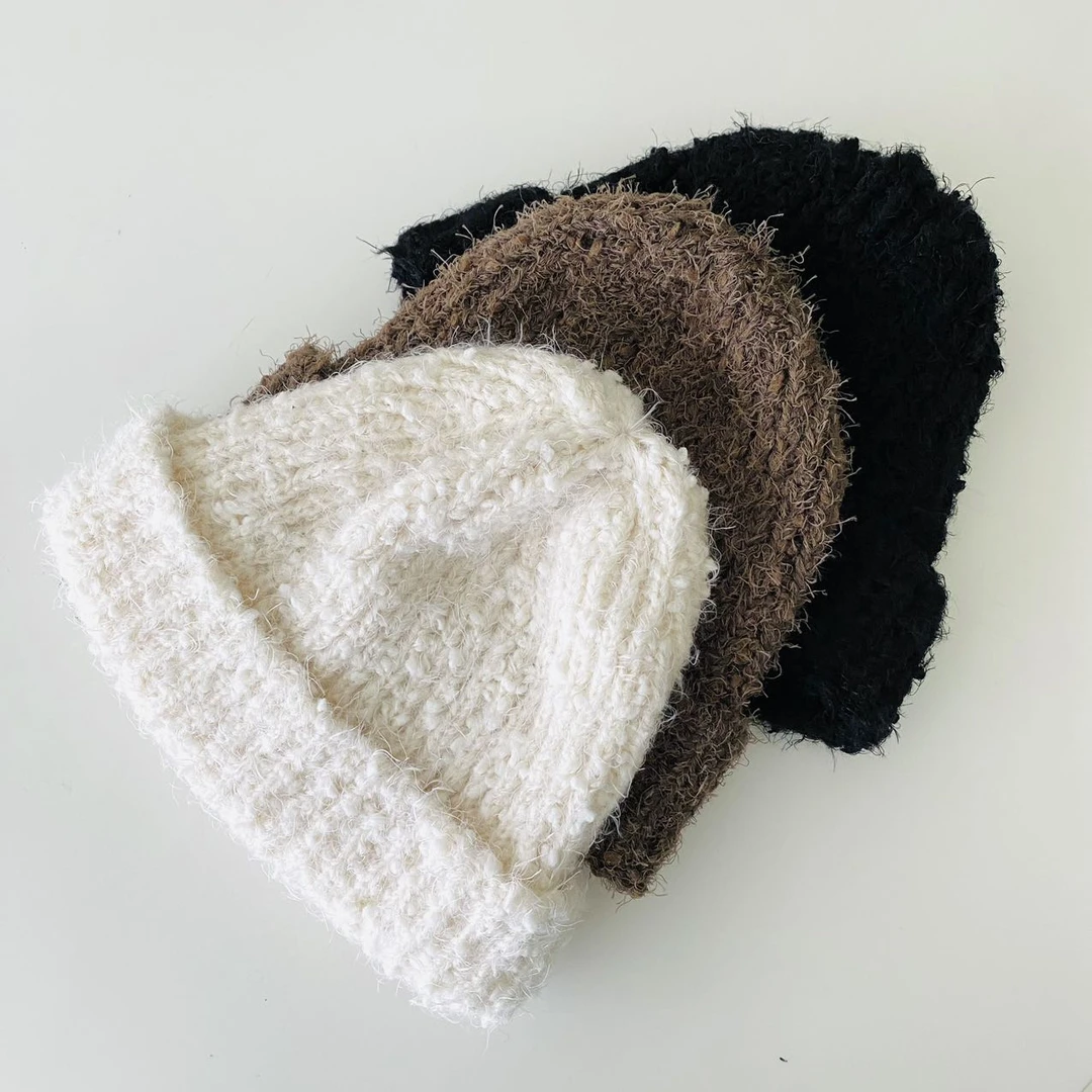 NYUNYU 圈圈毛温暖针织帽（东大门款TBB1404）