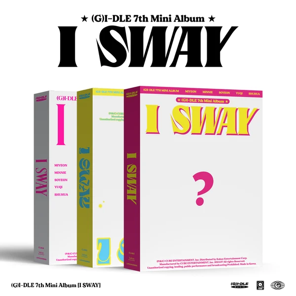 【选海报】国内现货 gidle 专辑 迷你7辑 I SWAY (G)I-DLE