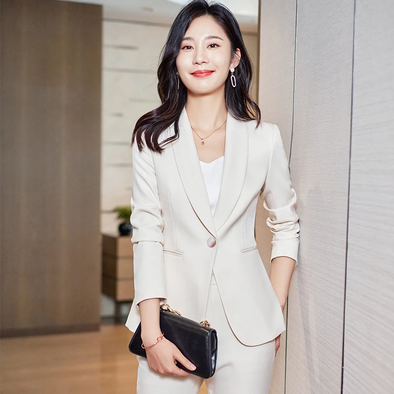 西装套装女2025新款秋季职业装气质女神范西服外套时尚工作服3005