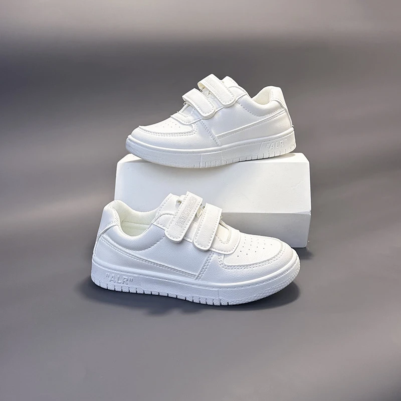 小白鞋夏季儿童春秋女童男童百搭透气学生网面白板鞋