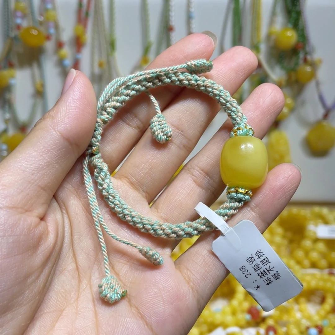 琥珀手链未镶嵌手绳