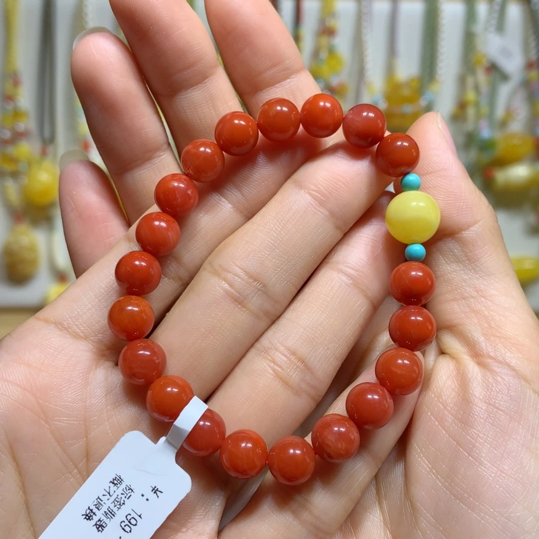 南红玛瑙手链未镶嵌静***活特价款
