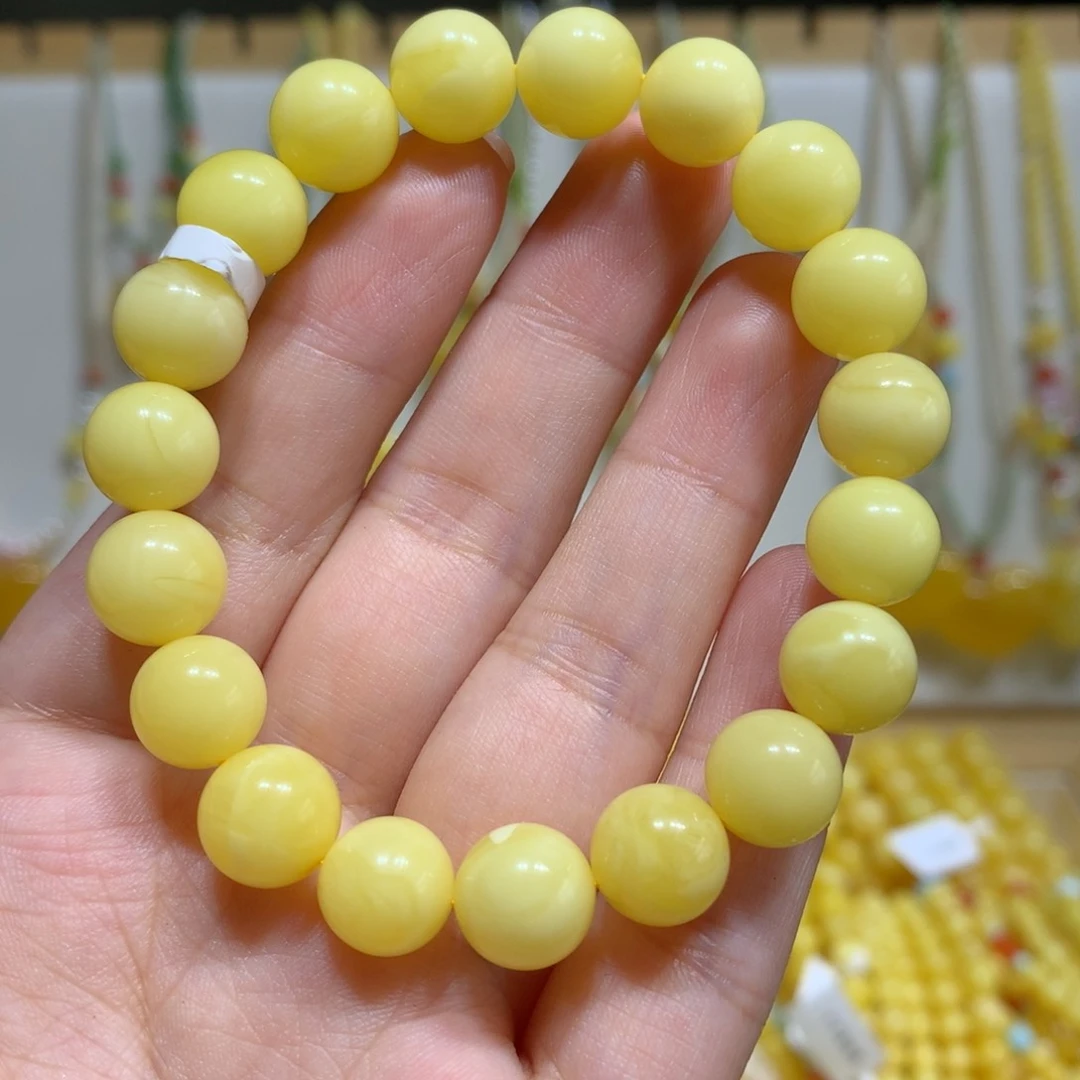 蜜蜡手链未镶嵌10m m