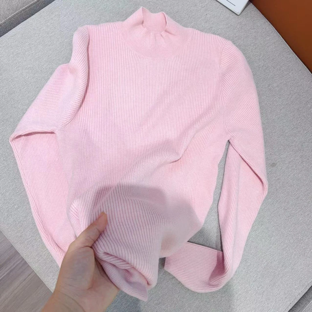 TY/-新款时尚休闲百搭毛衣*N006-4 粉色