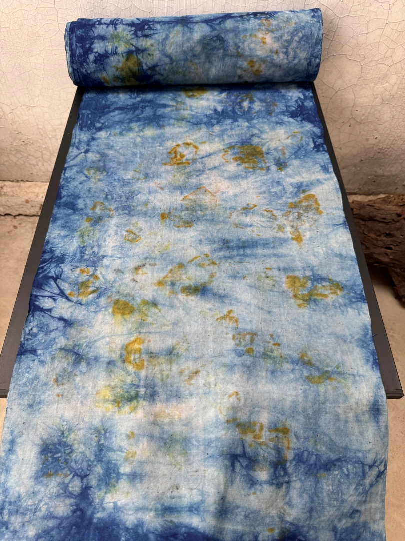 A364植染老粗布宽幅43厘米手工DIY