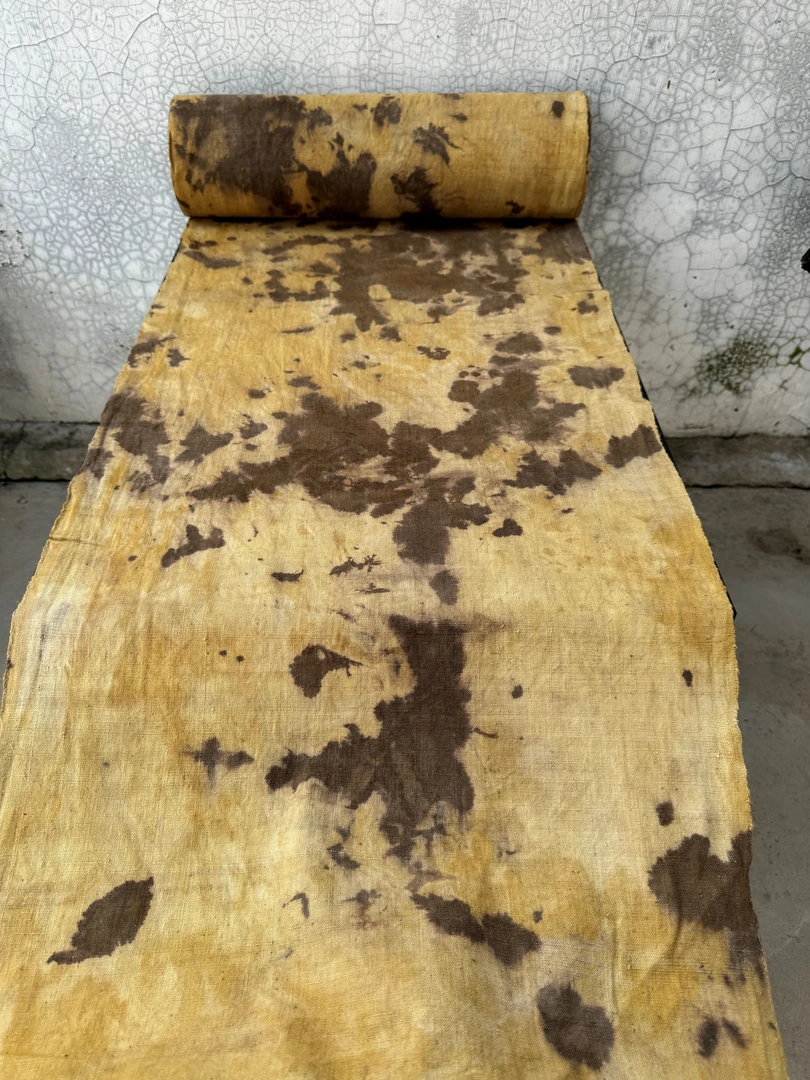 A555植染老粗布宽幅43厘米手工DIY