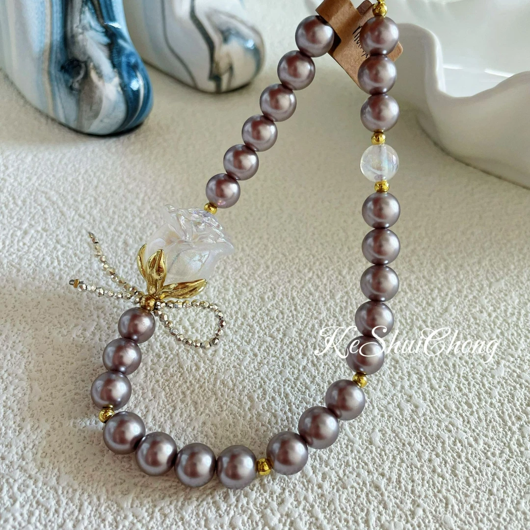 简约ins气质手机链挂绳高级百搭通用个性手工短款创意防丢女款