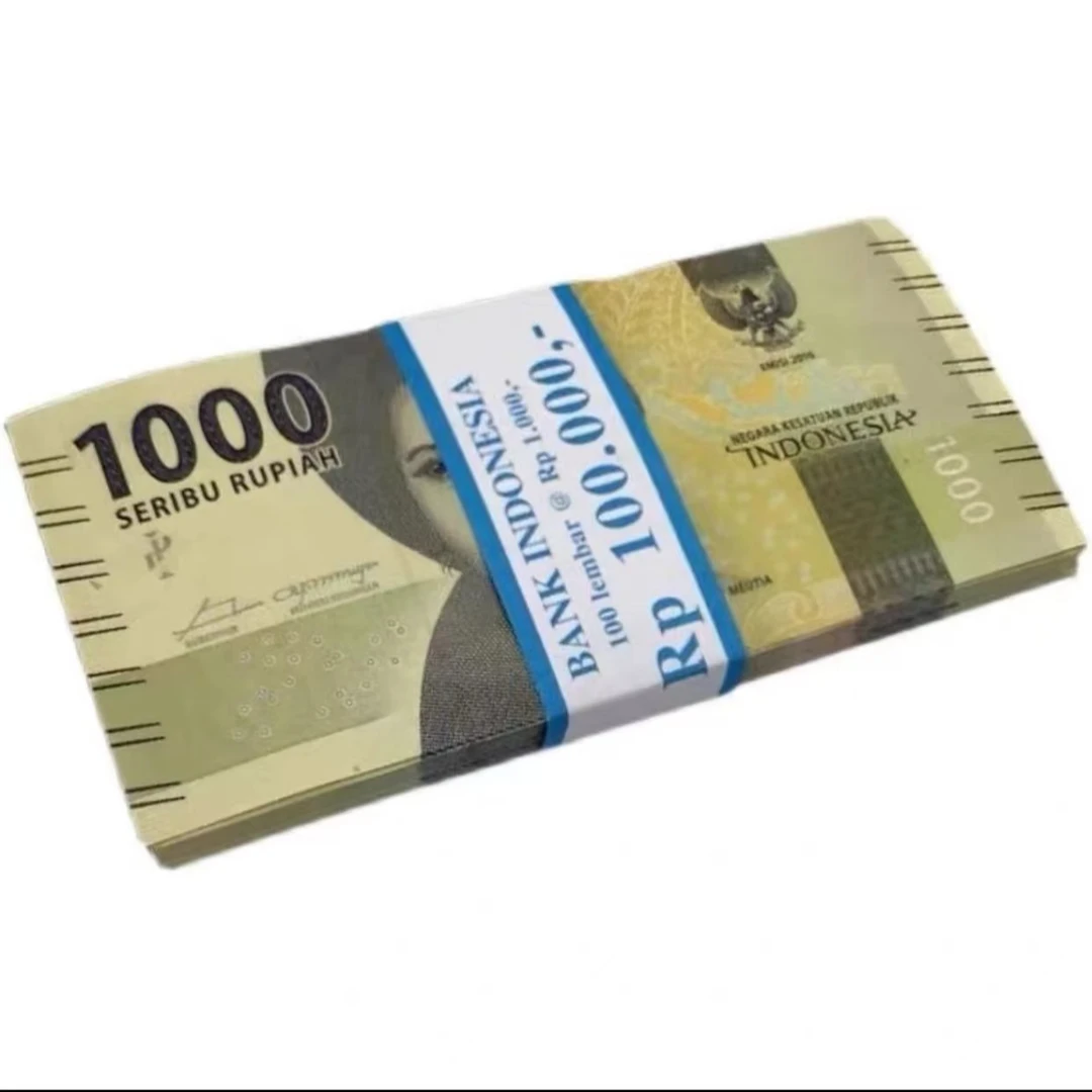 【整刀100张】 印度尼西亚1000盾 纸币  外国钱币全新保真 世界各国