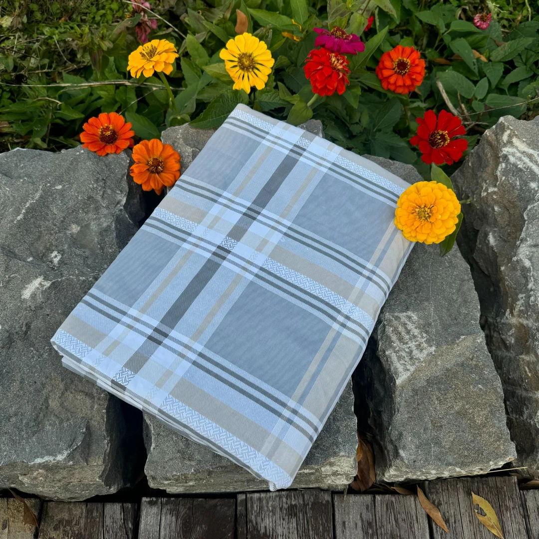 100%纯棉被罩柔软亲肤小清新学生宿舍单人纯棉被套接缝款AA版浅格