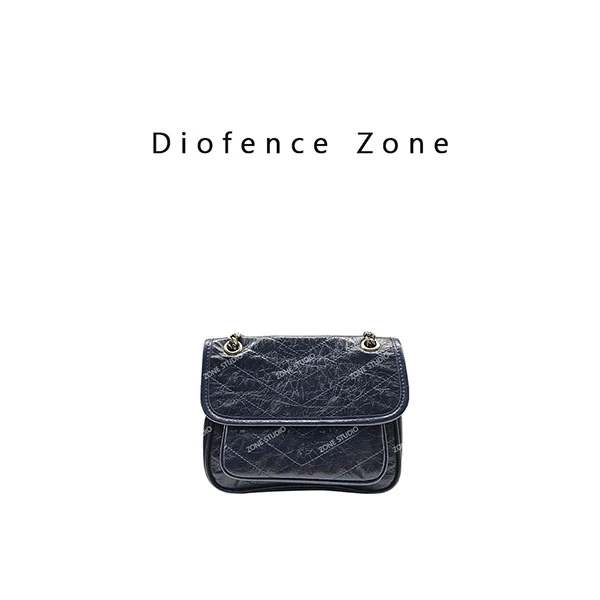 芝麻集】KLL-69001-深兰5A5A皮经典时尚简约气质网红潮流女包