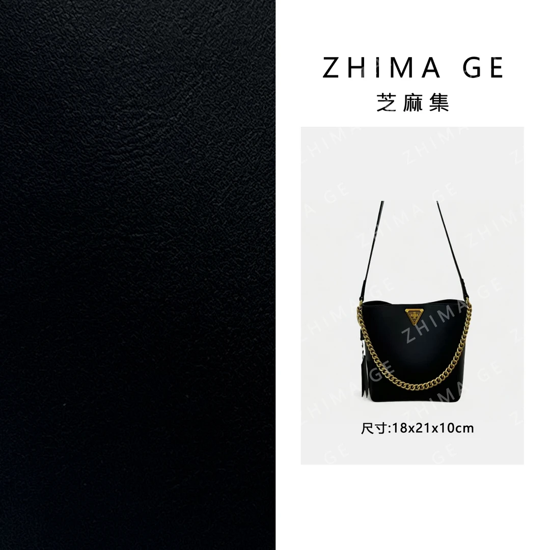 【芝麻集】QYX-81320-黑色RAIN.CUN简约腋下斜跨轻奢女包