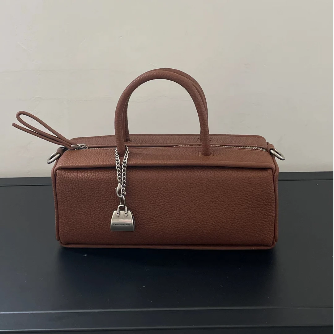 【芝麻集】SK-82599-糖果棕RAIN.CUN时尚休闲百搭腋下斜跨女包