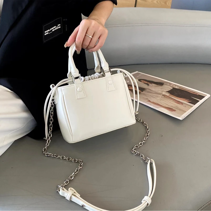 【芝麻集】SKL-5222-米白RAIN.CUN夏季新款腋下斜跨轻奢女包