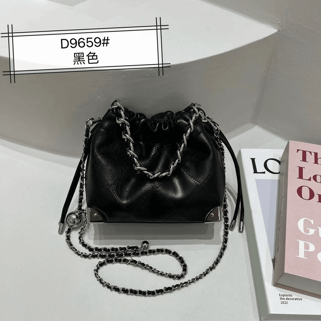 【樊大乔】ZT-9659-黑色RAIN.CUN夏季新款百搭腋下轻奢女包